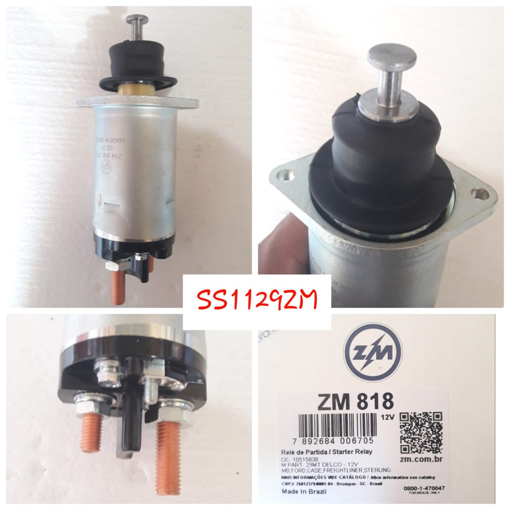 SS1129ZM-29MT 12V DOOSAN SOLENOID SWITCH
