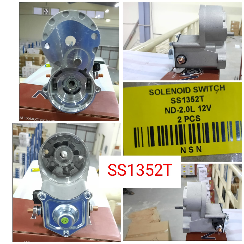 SS1352T   - IZU ND 12V 2.0KW LH S/BOLT SOLENOID