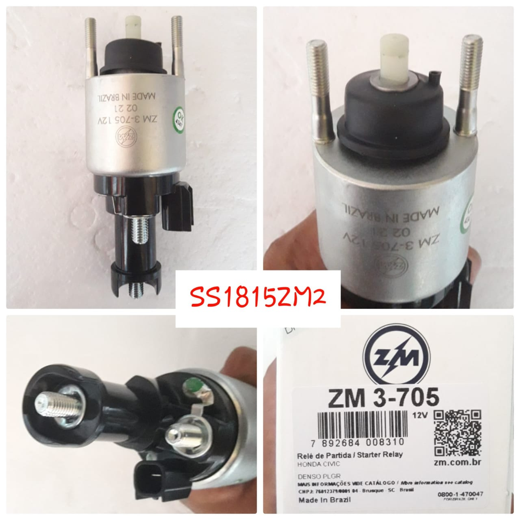 SS1815ZM2-TOYOTA COROLLA 12V 2B PLASTIC LONG LBC SOLENOID SWITCH