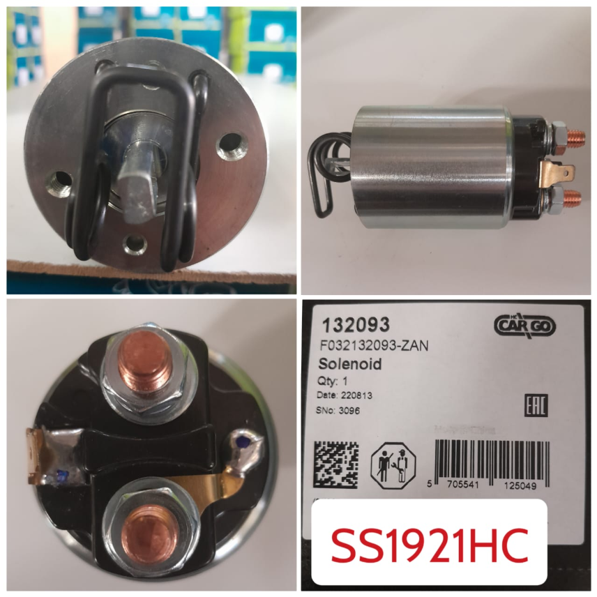 SS1921HC-YANMAR 12V SMALL SOLENOID SWITCH