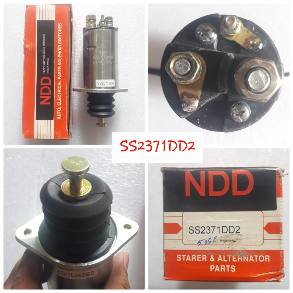 SS2371DD2   - KOMATSU 6BD1 24V SMALL SOLENOID SWITCH
