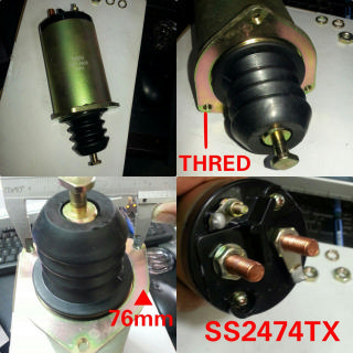 SS2474TX   - KOMATSU 24V BIG SOLENOID SWITCH
