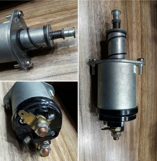 SS2485DD   - LEYLAND/TATA 24V 2 EAR 2 BOLT SOLENOID
