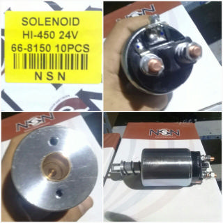 SS2666T   - NSSN 24V 6 CYL FAT LBC 64MM SOLENOID SWITCH
