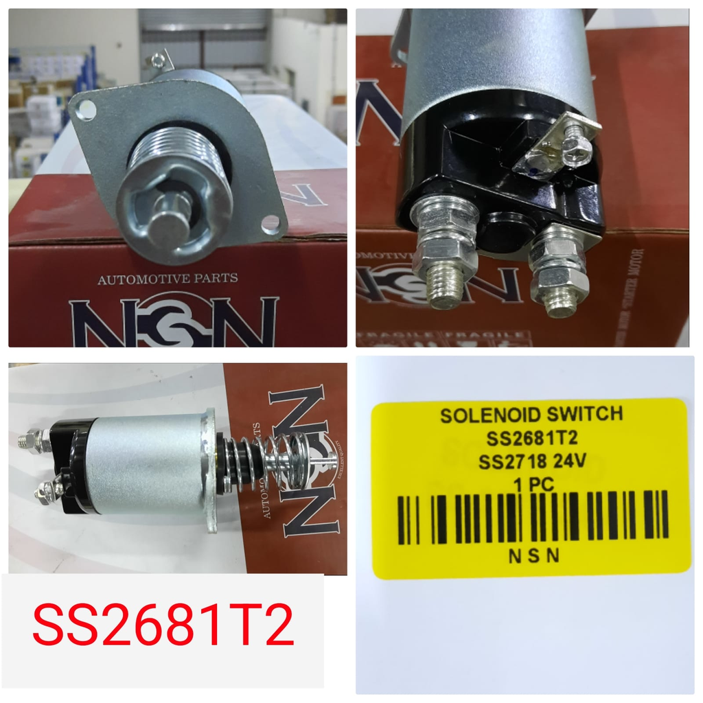 SS2681T2   - HINO 24V 2 EAR RBC SOLENOID SWITCH