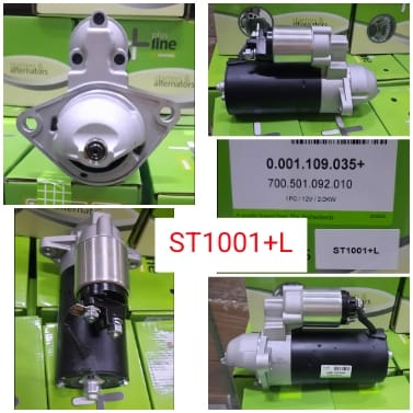 ST1001+L- BBT/PKN 12V 9T MAGNETIC STARTER