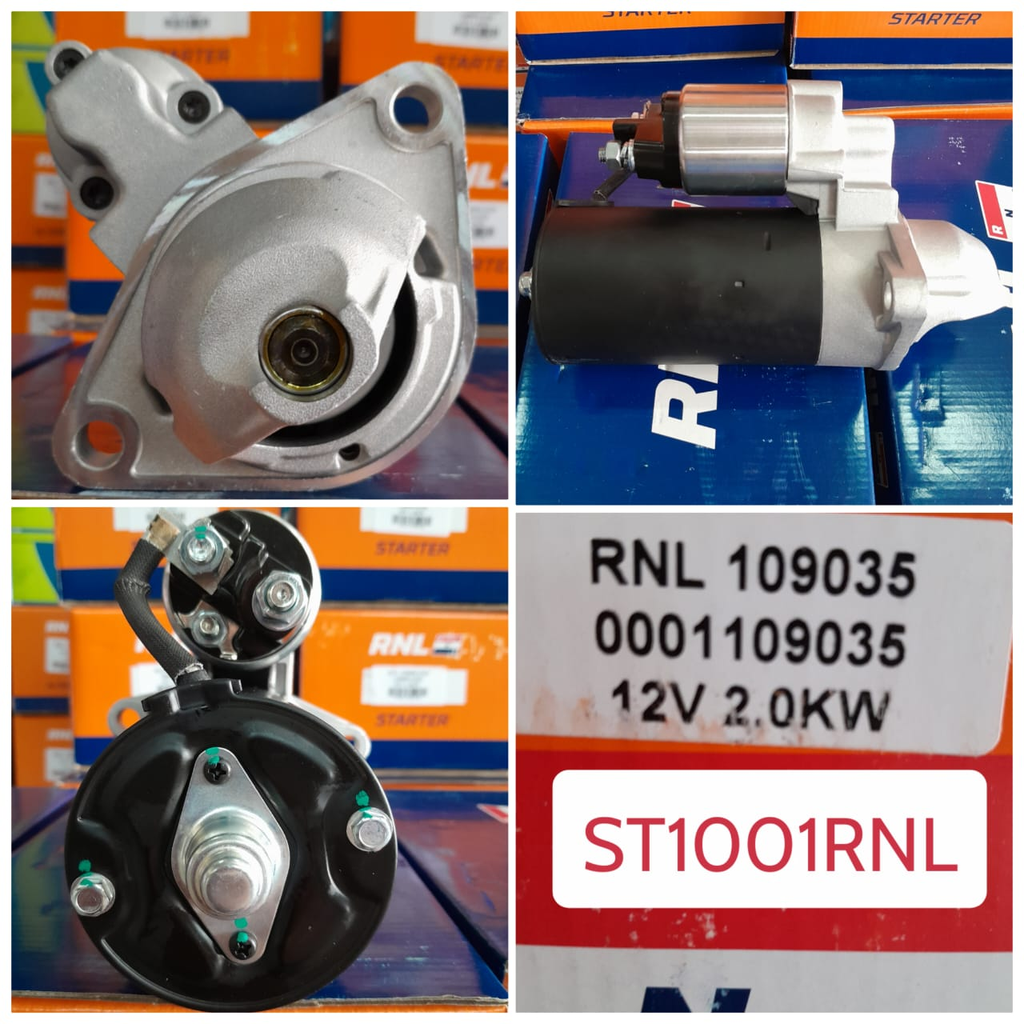ST1001RNL- BBT/PKN 12V 9T MAGNETIC STARTER
