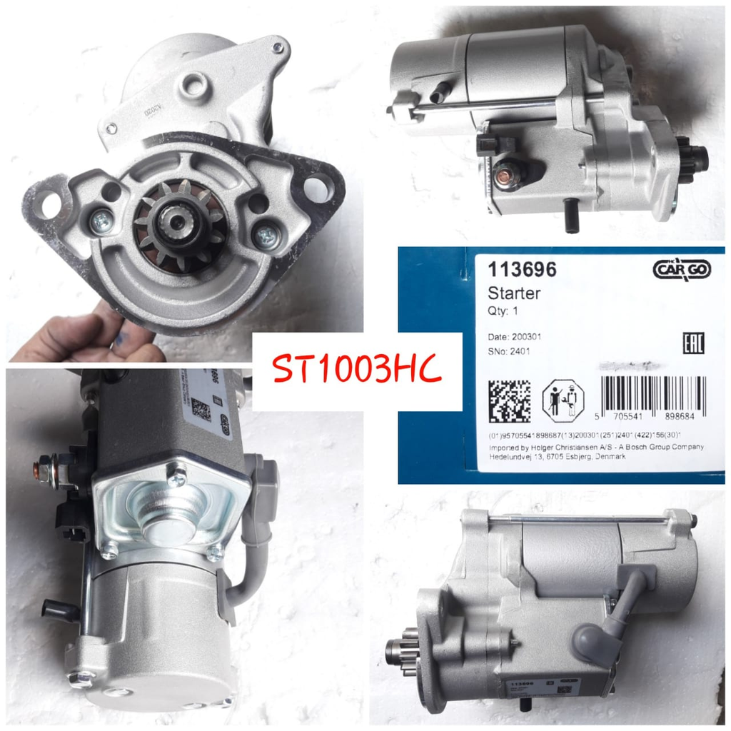 ST1003HC-BBT/CT/PKN ND N/M 12V 11T STARTER MOTOR