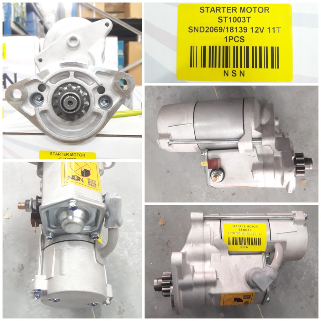 ST1003T   - BBT/PKN ND N/M 12V 11T STARTER