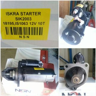 ST1101T   - J/DEERE HYSTER ISKRA12V 10T RHO LONG 2B DOWN STARTER