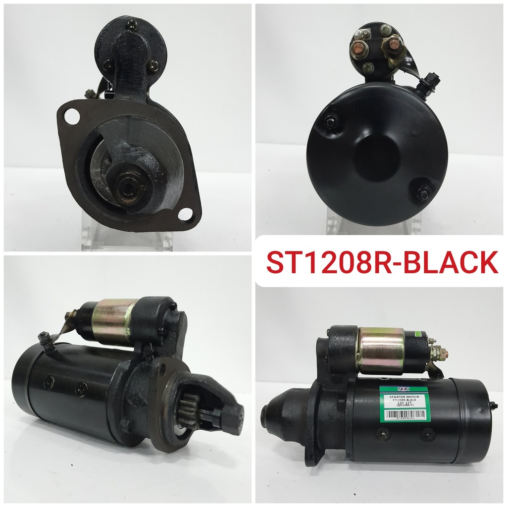 ST1208R-BLACK   - CNA 12V 11T 2B M/BODY BLACK LHO START