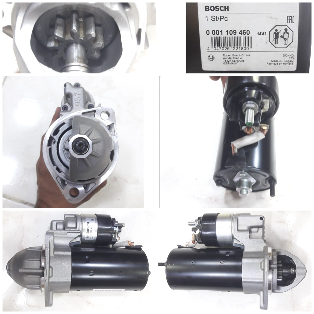 ST1255B-DTZ 12V 9T N/M MAGNET BODY BOSCH STARTER MOTOR