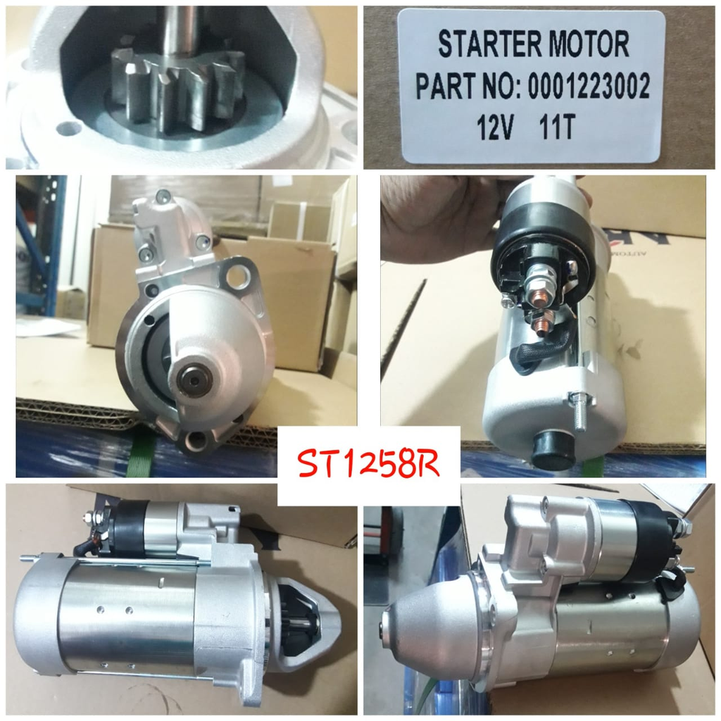 ST1258R   - DUETZ 12V 11T N/M OEM STARTER MOTOR
