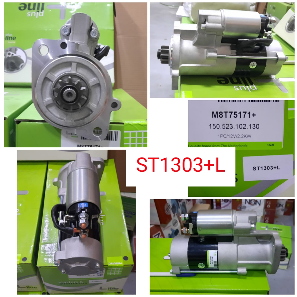 ST1303+L-FORKLIFT S4S 12V 10T N/M STARTER MOTOR