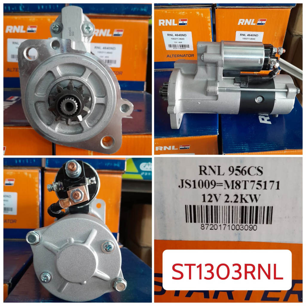 ST1303RNL-FORKLIFT S4S 12V 10T N/M STARTER MOTOR  