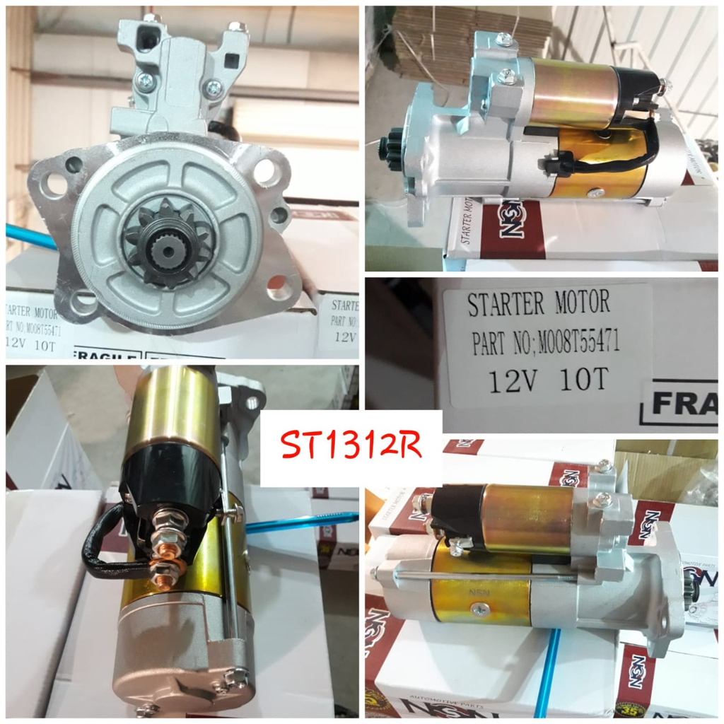 ST1312R   - FORKLIFT S6S 12V 10T 4B STARTER MOTOR