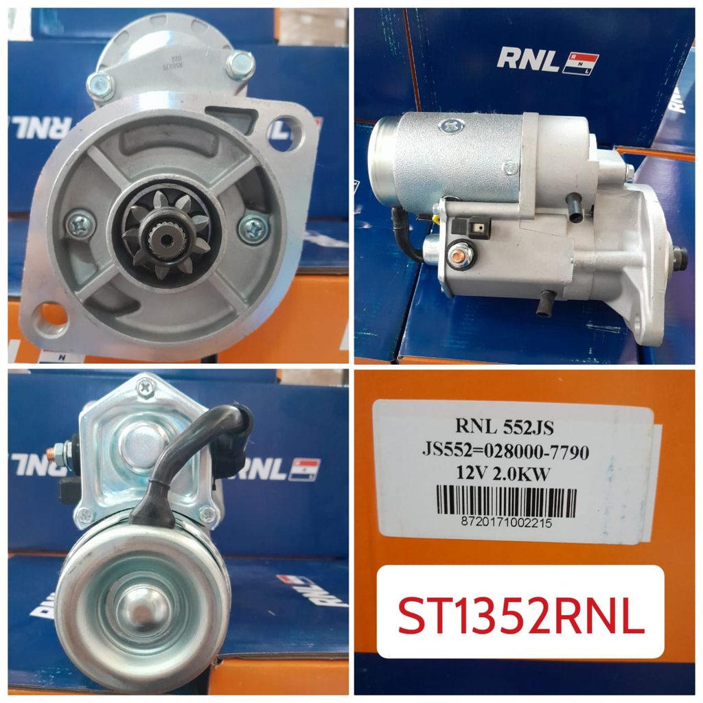 ST1352RNL- IZU C240 4JA1 ND 12V 9T 32MM STARTER MOTOR