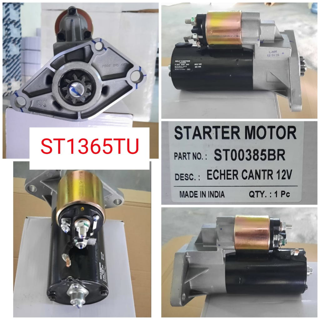 ST1365BR- EICHER OEM 12V 9T OEM STARTER MOTOR