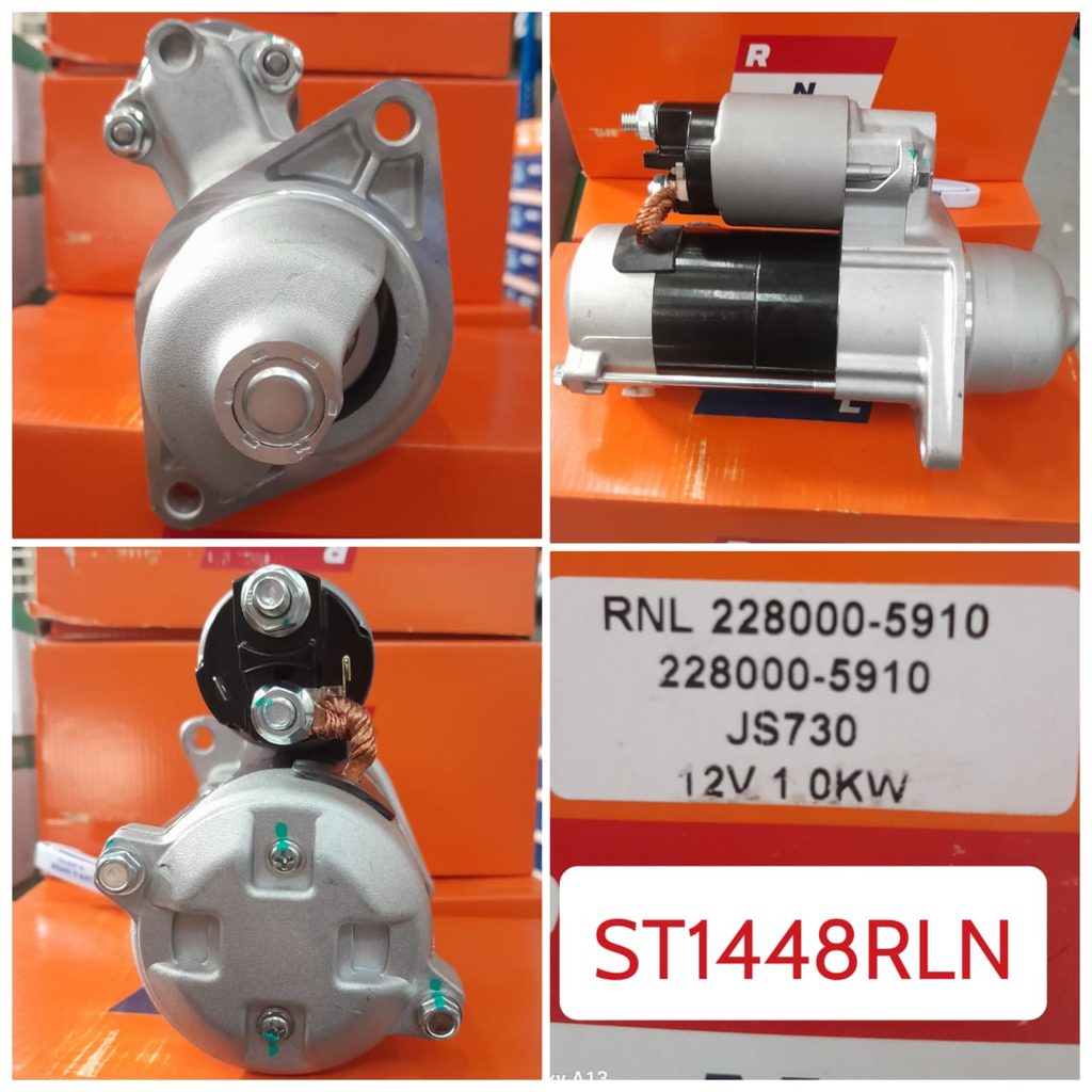 ST1448RNL-KUBOTA 12V 9T OEM 1KW WITH HOUSING STARTER  