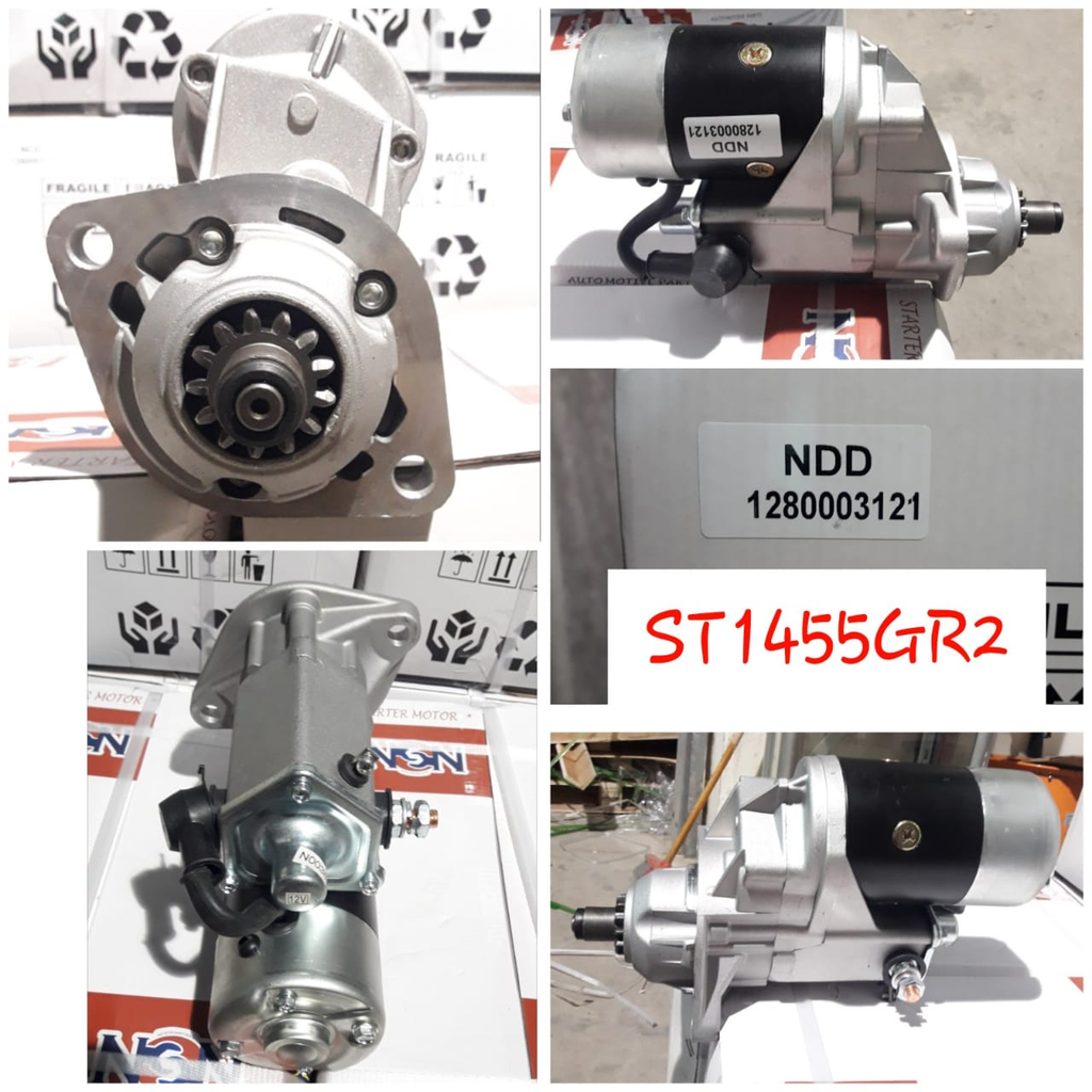 ST1455GR2-KOMATSU DYNAPAC ND 12V 13T STARTER MOTOR