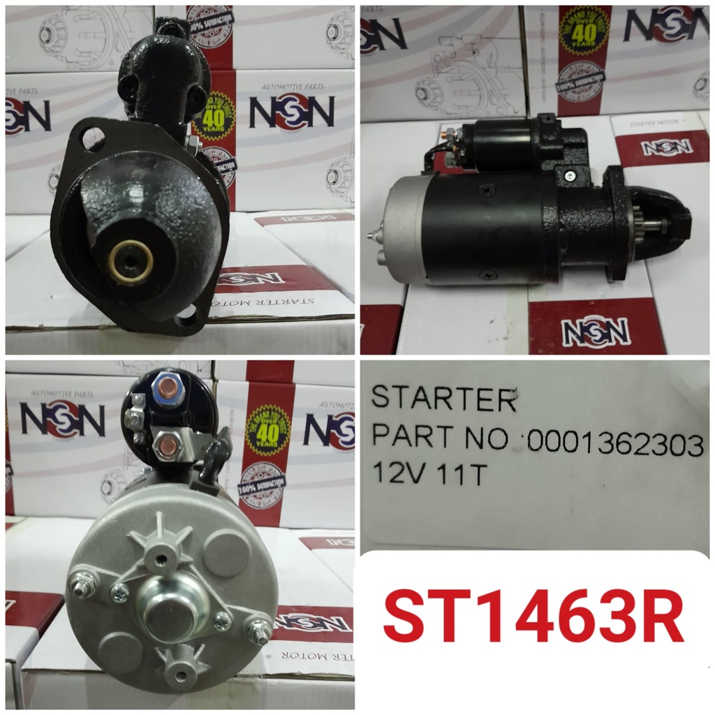 ST1463R-UNIV. HATZ 12V 11T 2B LHO 2.7KW B/BODY STARTER