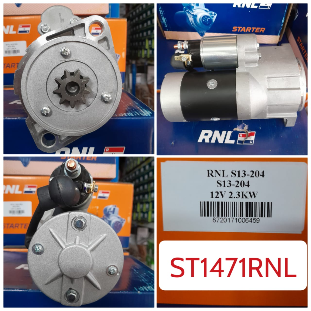 ST1471RNL-KOMATSU FORKLIFT 12V 9T 4D94LE STARTER MOTOR