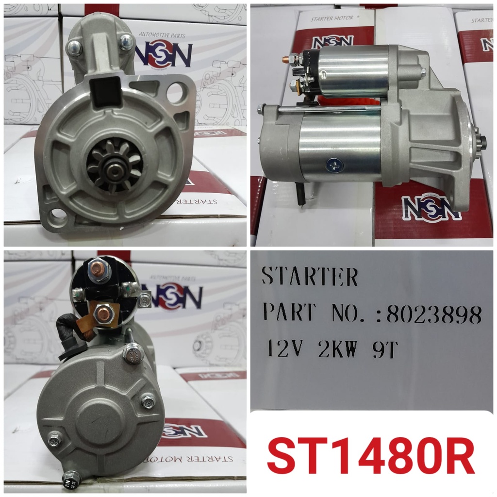ST1480R-CLARK FORKLIFT 12V 9T 34MM STARTER MOTOR