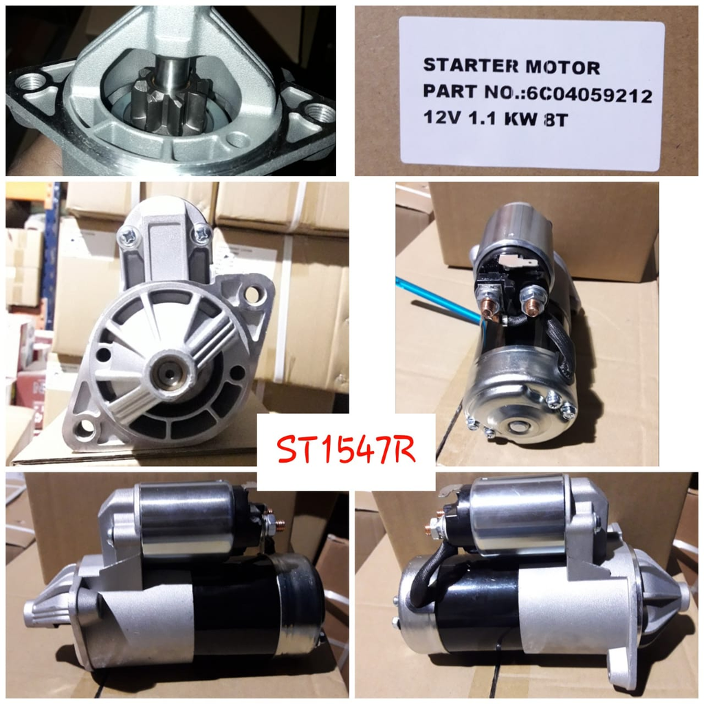 ST1547R   - MITS L200 O/M 12V 8T RHO STARTER MOTOR