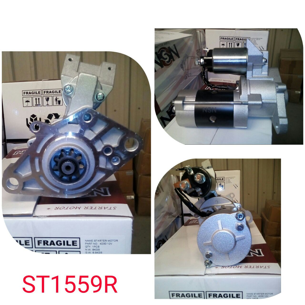 ST1559R   - MITS CANTER 4D30 12V 9T PUNCHED STARTER