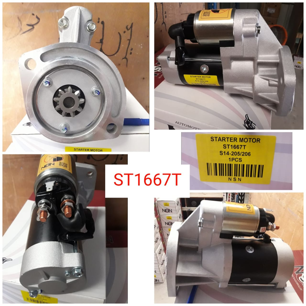 ST1667T   - NSSN TD27 OEM TY 12V 9T STARTER MOTOR