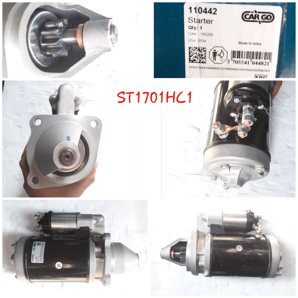 ST1701HC1-PERKIN JCB 12V 10T SMALL RHO STARTER MOTOR