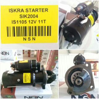 ST1705T   - JCB ISKRA N/M 12V 11T STARTER MOTOR