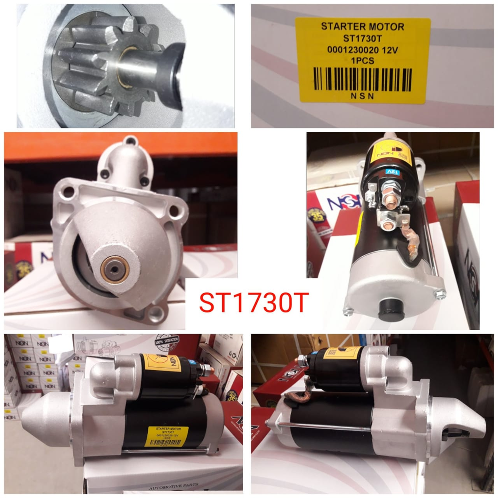 ST1730T   - PERKIN 12V 10T N/M LHO STARTER MOTOR