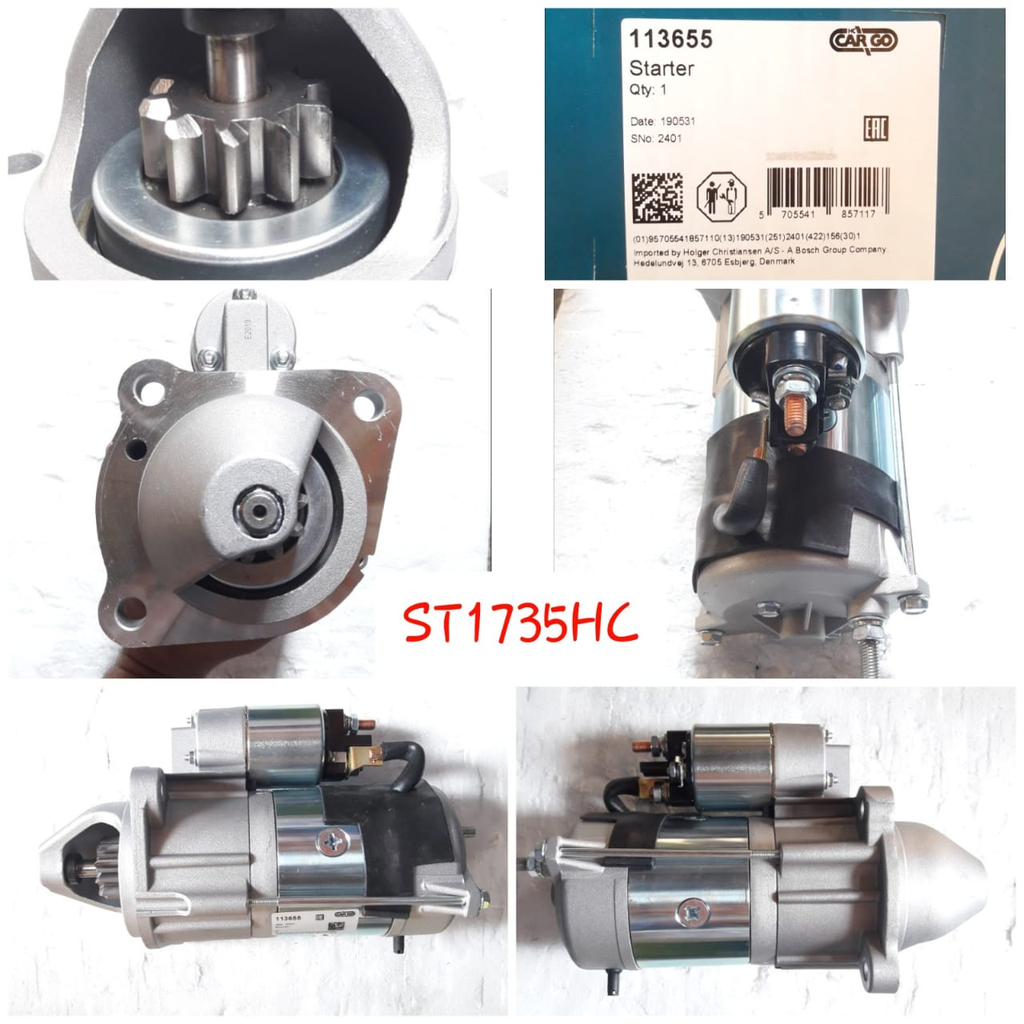 ST1735HC-PERKIN 12V 10T RHO 405 STARTER MOTOR
