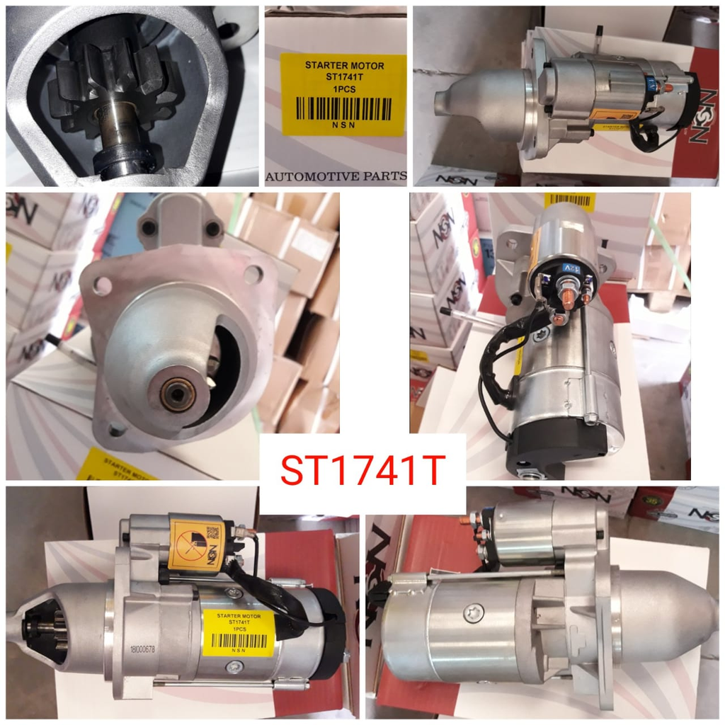 ST1741T-VOLVO PENTA/RENAULT 12V 11T 3B RHO STARTER+RELAY