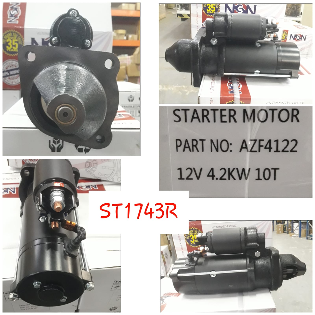 ST1743R   - PERKIN ISKRA 4.2KW 12V 10T LHO STARTER