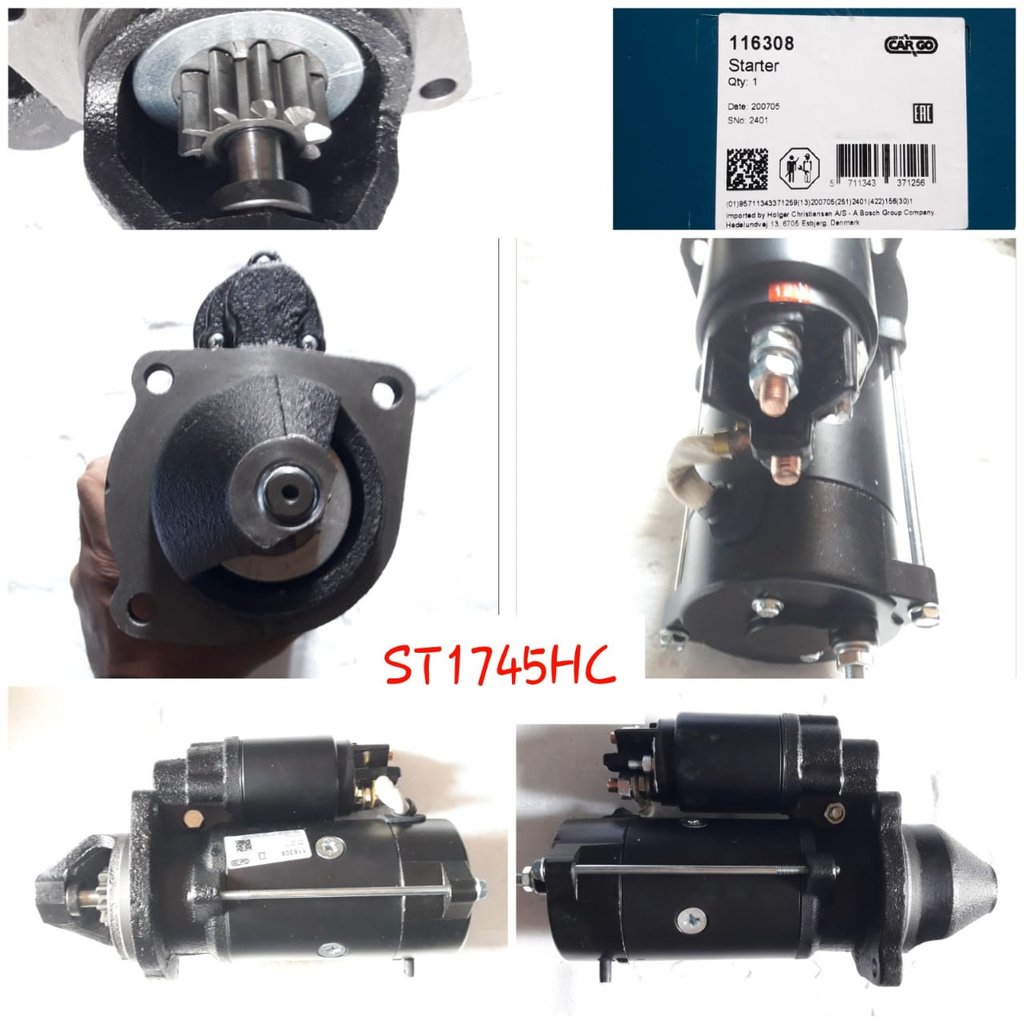 ST1745HC-PERKIN ISKRA 12V 10T 624 RHO STARTER