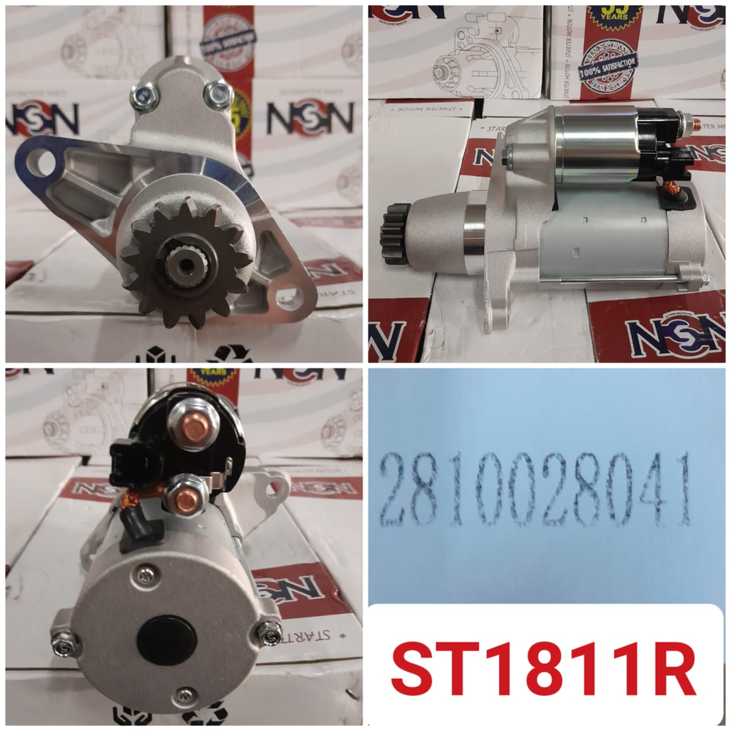 ST1811R- TOYOTA CAMRY N/M 12V 13T CCW 1.6KW STARTER
