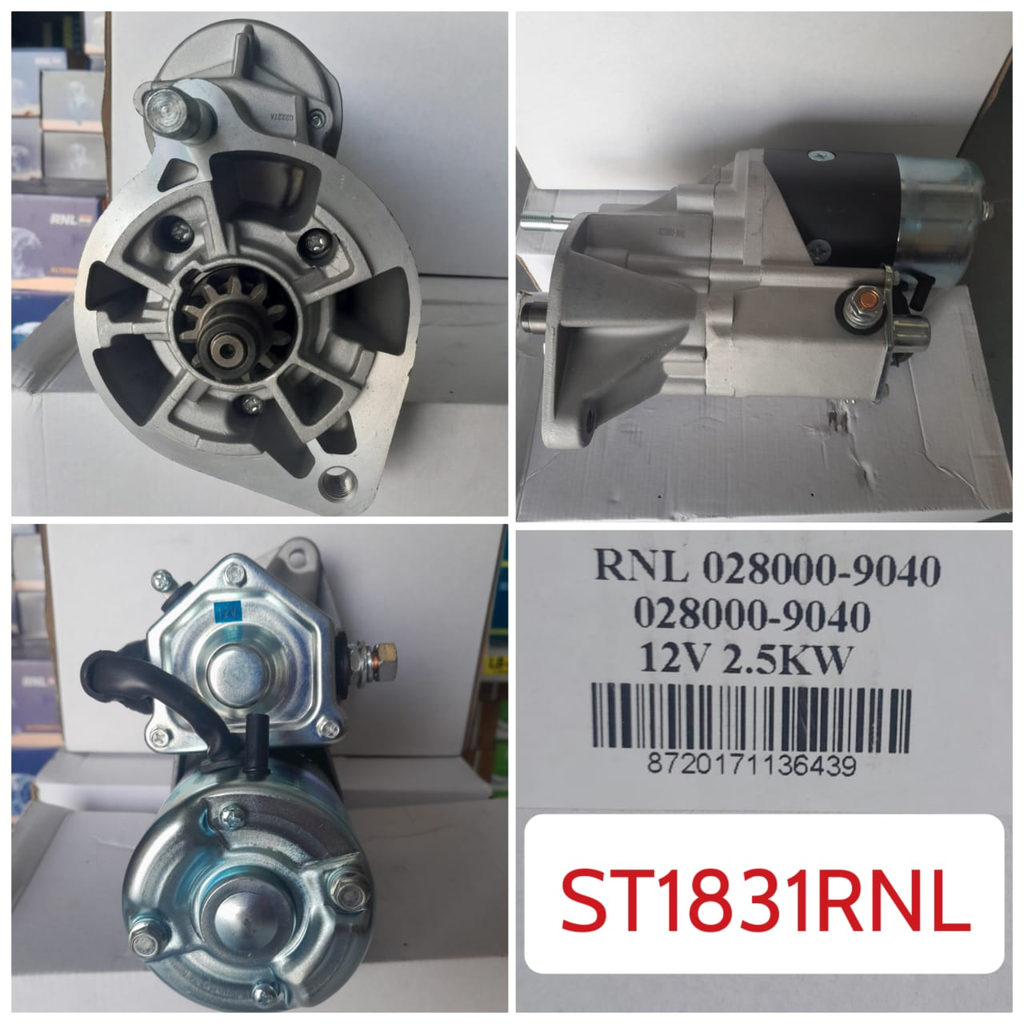 ST1831RNL- TOYOTA DYNA/DAIHATSU 12V 11T STARTER