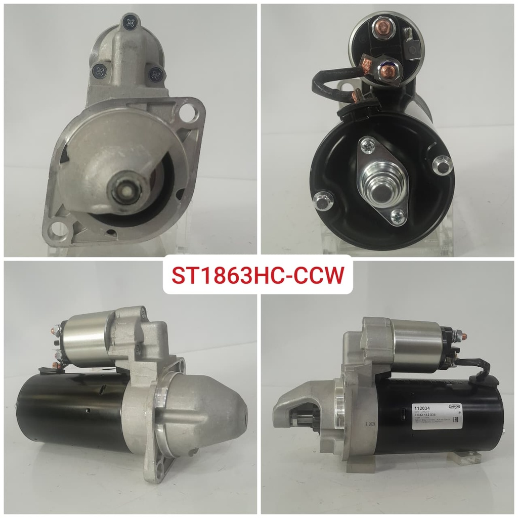 ST1863HC-CCW-LOMBARDINI 12V 9T CCW 2B/RHO STARTER