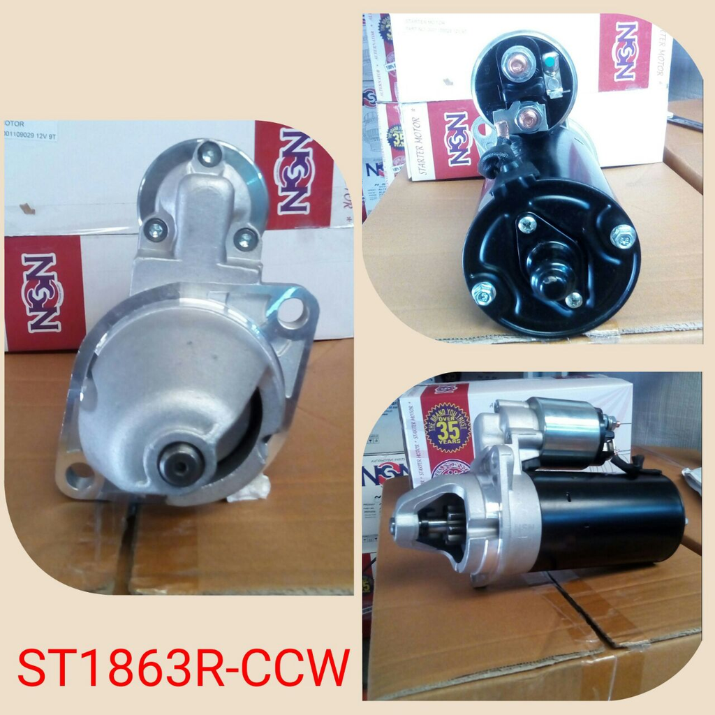 ST1863R-CCW   - LOMBARDINI 12V 9T CCW 2B/RHO STARTER