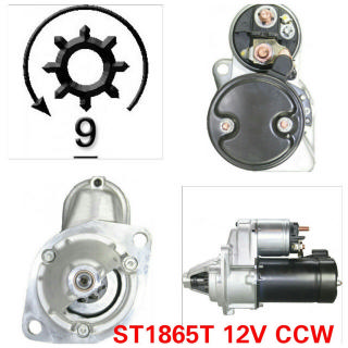 ST1865T   - UNIV. FIRE VALEO 12V 9T CCW 2B/RHO START