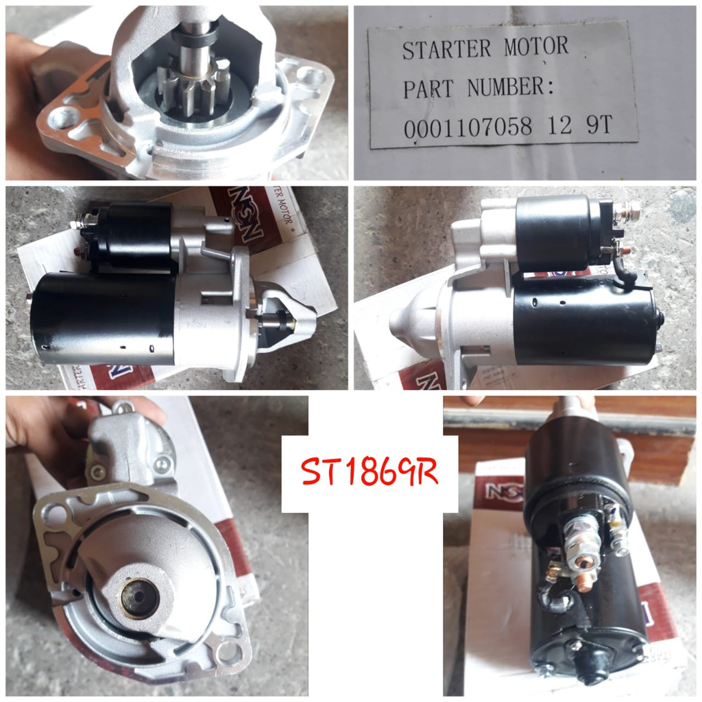 ST1869R   - RUGGERINI 12V 9T 2B/LHO CCW STARTER