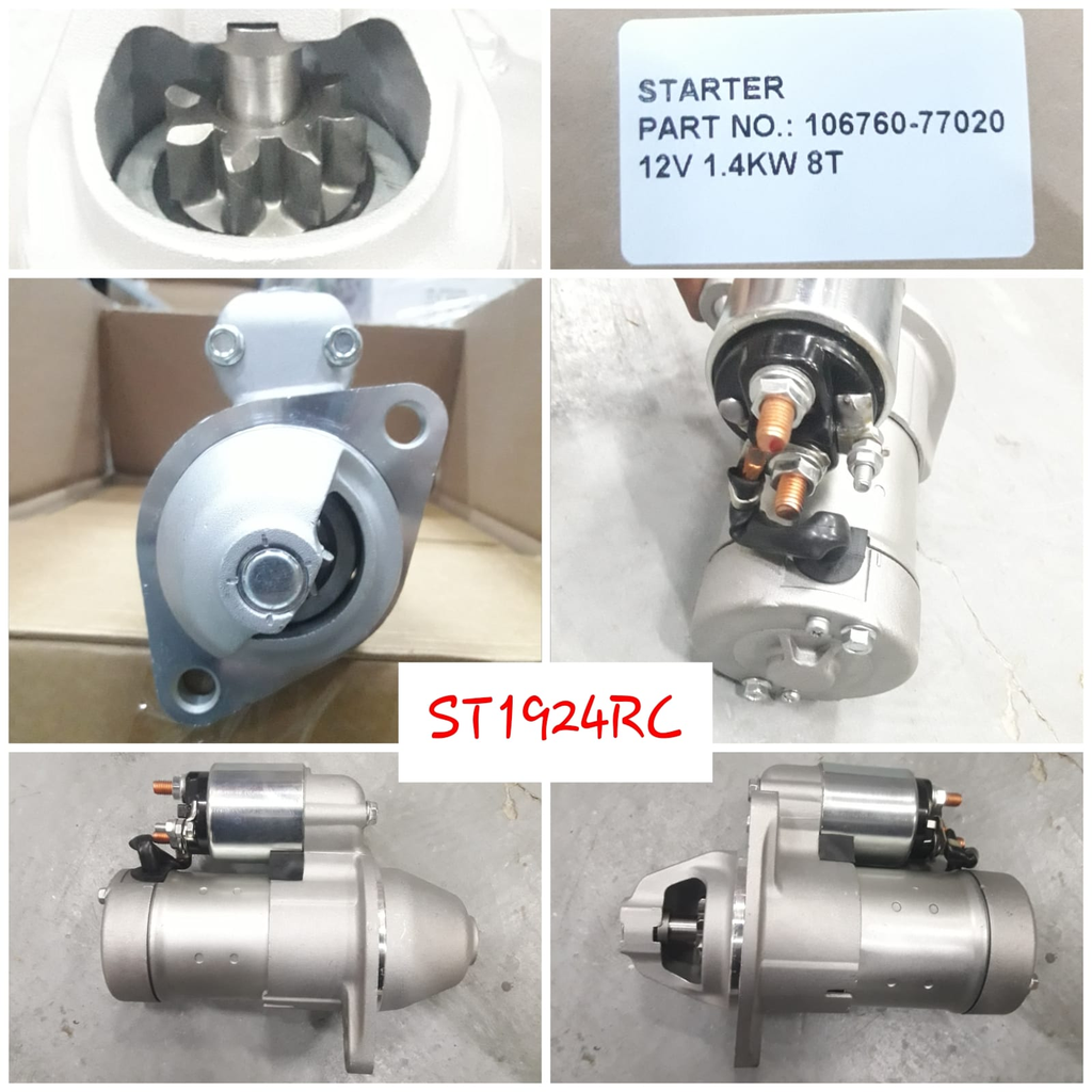 ST1924RC-YANMAR 12V 8T 2B RHO STARTER
