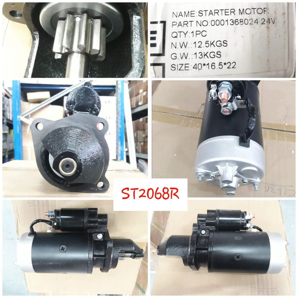 ST2068R   - BSH 24V 9T 368S LHO STARTER MOTOR