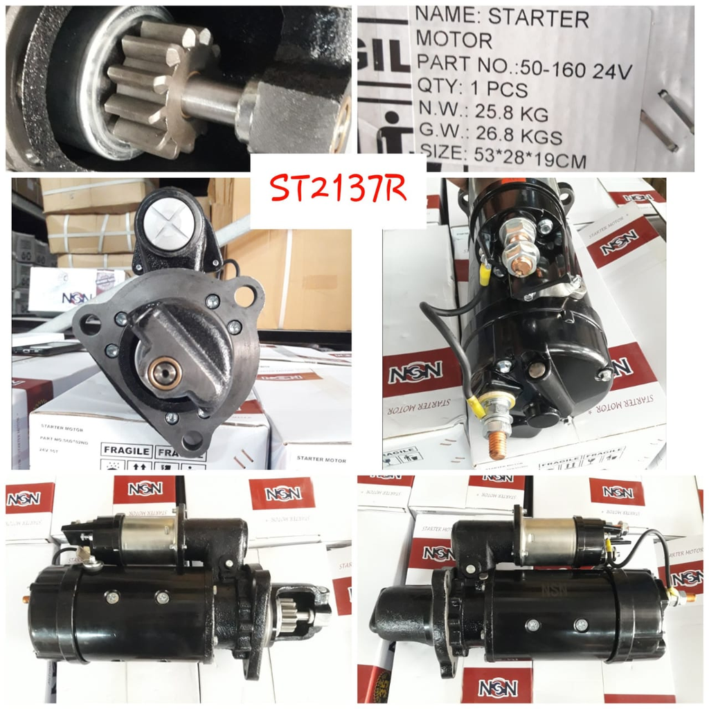 ST2137R   - 37MT 24V 12T STARTER MOTOR