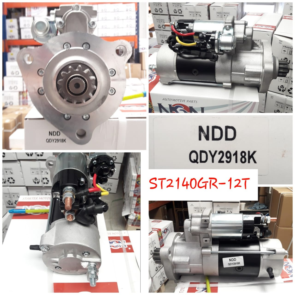 ST2140GR-12T-38MT PRESTO CMNS 24V 12T 46MM LHC ROTATABLE HOUSING STARTER MOTOR