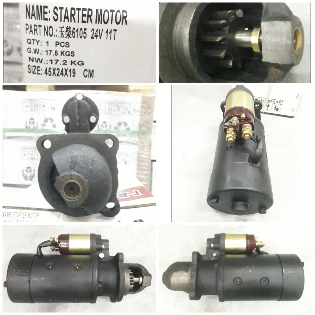 ST32-11431R- CNA YUCAI 6105 24V 11T LHO STARTER