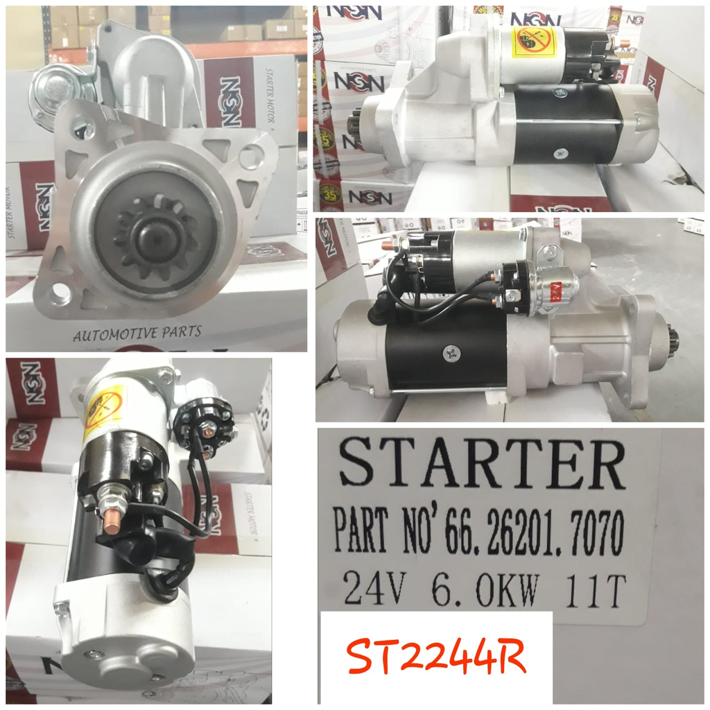 ST2244R-38MT DAEWOO DOOSAN 24V 11T RHO W/O HOUSING STARTER