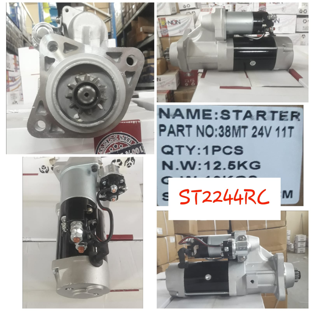 ST2244RC-38MT DAEWOO DOOSAN 24V 11T RHO W/O HOUSING STARTER